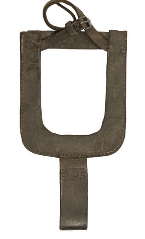 Leather Shovel Cover Used