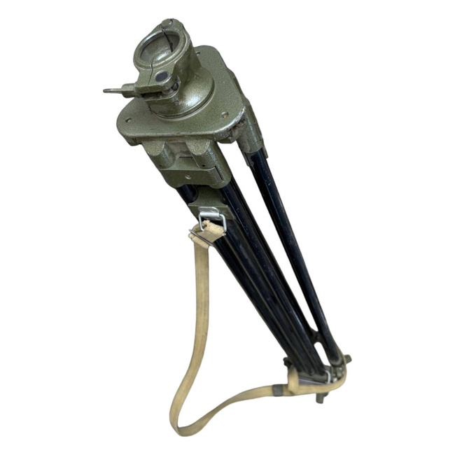 VINTAGE TRIPOD FOR CAMERA - METALLIC - ROMANIAN ARMY MILITARY SURPLUS - BLACK - IN GOOD CONDITION