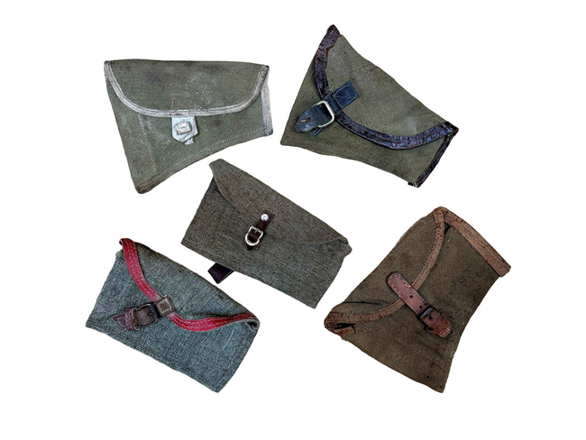 CANVAS AXE COVER - GENUINE ROMANIAN ARMY MILITARY SURPLUS - BROWN - USED