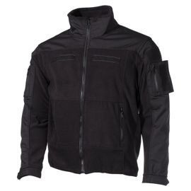 MFH "COMBAT" KABÁT - FLEECE - FEKETE