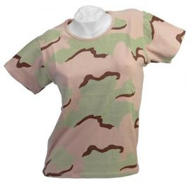PÓLÓ NŐK 3-COLOURS DESERT CAMO STRETCH