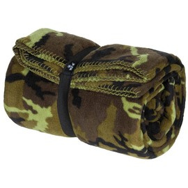 Fleece blanket, M95 CZ Tarn pattern, approximate size 200 x 150 cm.