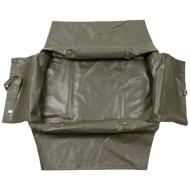 SZÁLLÍTÓTÁSKA - ZÖLD OD - SVÁJCI KATONAI FELESLEG - HASZNÁLT