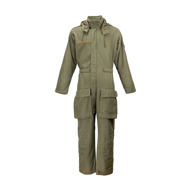 Military hooded coveralls - Austrian Army surplus - OD green - Used