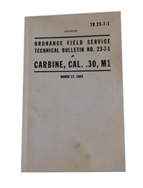 Carabine 30M1 Manual (Reprint)