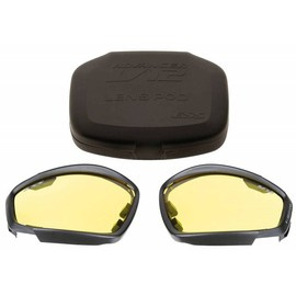 TARTALÉK LENCSÉK SZEMÜVEGHEZ - ESS V12 - SÁRGA - KATONAI TÖBBLET - HASZNÁLT