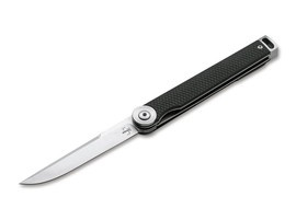 ZSEBKÉS G10 MARKOLATTAL - "KAIZEN" - Böker® Plus - FEKETE