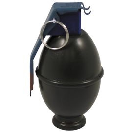 Hand grenade, "M 61", OD green, wooden, Deco