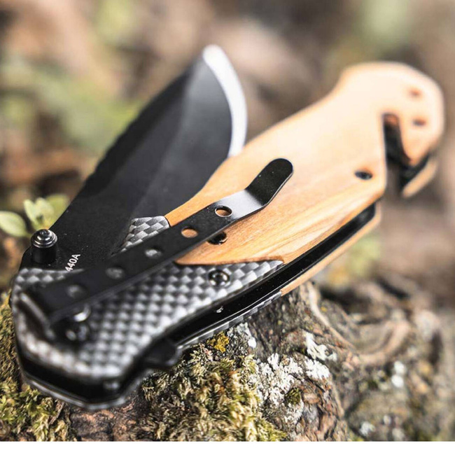 POCKET KNIFE  BLOMKVIST OLIVE - MAGNUM BY BOKER