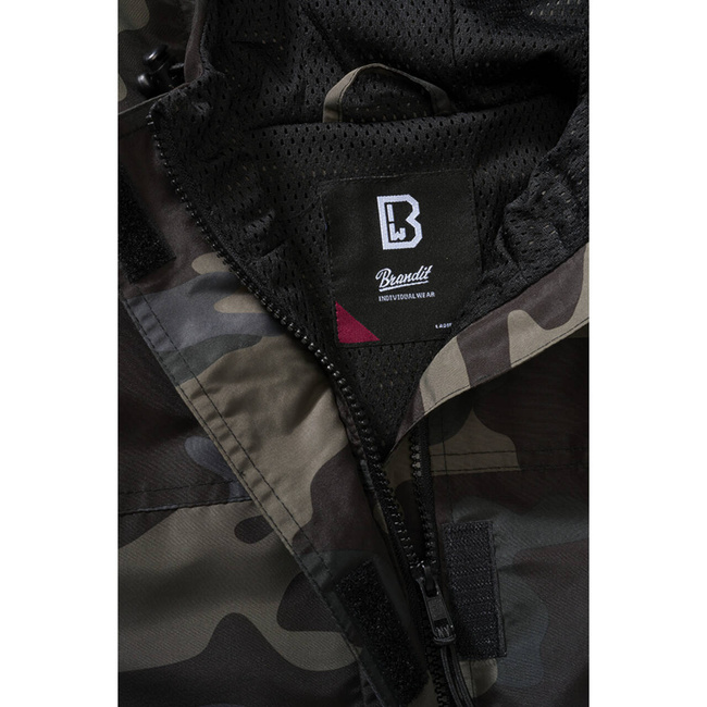 NŐI NYÁRI KABÁT - FRONTZIP SZÉLKABÁT - DARKCAMO - MÁRKÁS