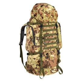 N.ER.G Alpine MOLLE rendszeres hátizsák, Cordura 1000D, 85L, Italian camo