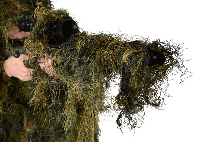 TEREPSZÍNŰ RUHA "GHILLIE" -  4 ELEMEK - Mil-Tec - WOODLAND