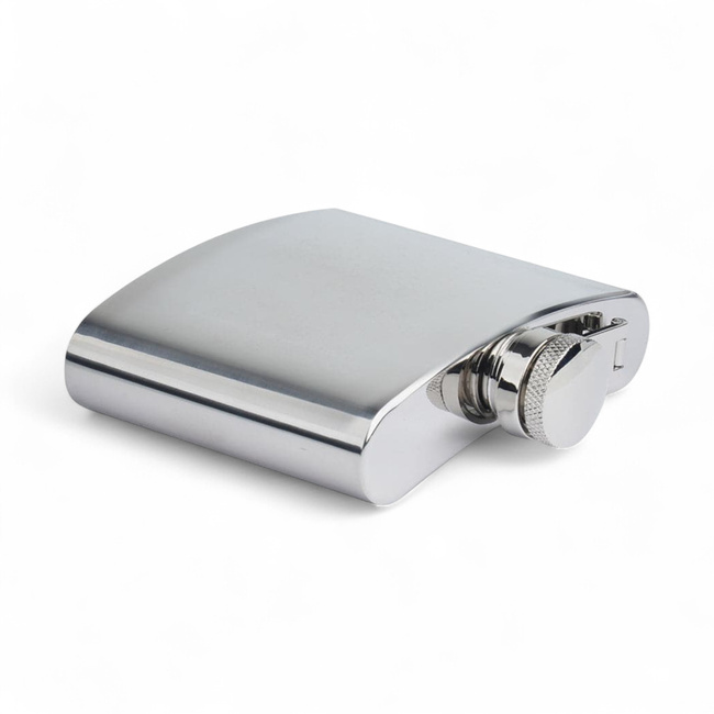 Hip Flask - 4 OZ - Stainless steel - Silver - Mil-Tec