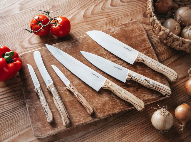 "TENERA CHEF'S KNIFE LARGE ICE BEECH" KONYHAKÉS - BOKER
