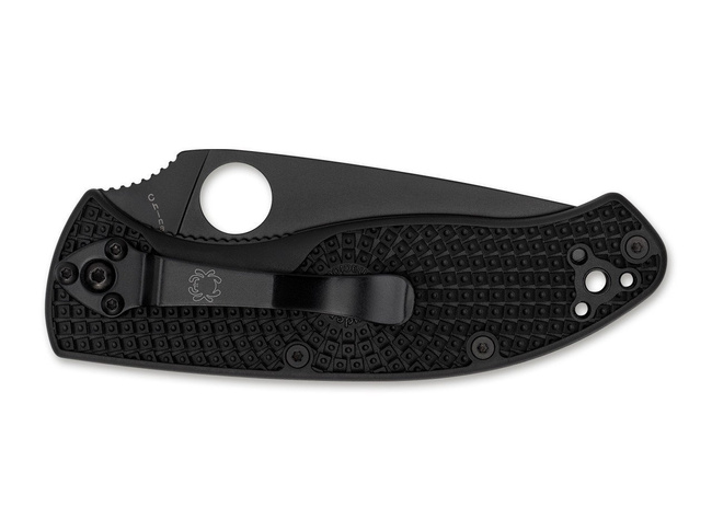 "TENACIOUS SERRATED" ZSEBKÉS - FEKETE - SPYDERCO