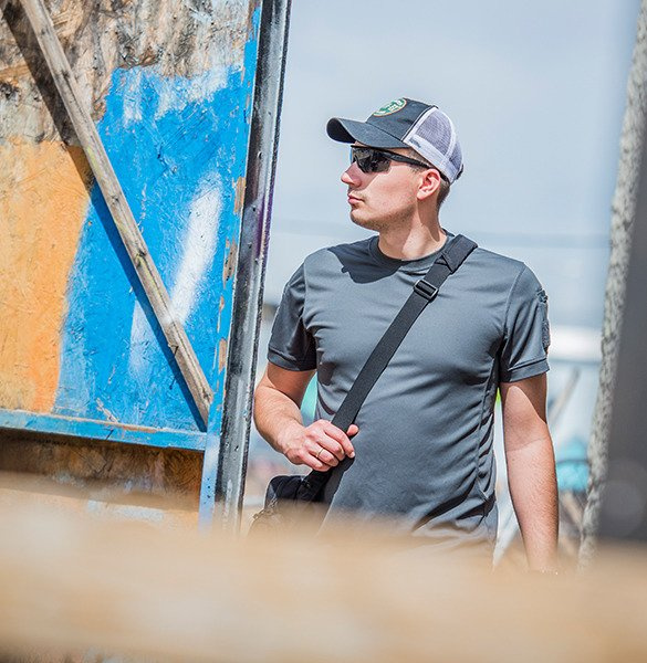 TACTICAL T-SHIRT - TOPCOOL LITE - Helikon Tex - NAVY BLUE