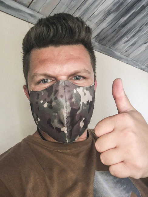 Urban Gear reusable mask with integred filter - Lecter Tactical - Combat Camo