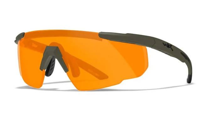 BALLISTIC SUNGLASSES - SABER ADVANCED - WILEY X - SZÜRKE/TISZTA/HALVÁNY ROSTOS - Matt OD zöld