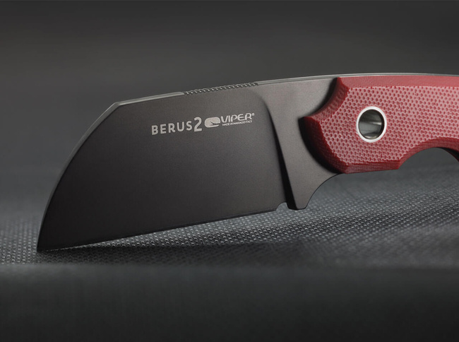 Fix pengéjű kés - Berus 2 G10 - Viper® - Piros DLC