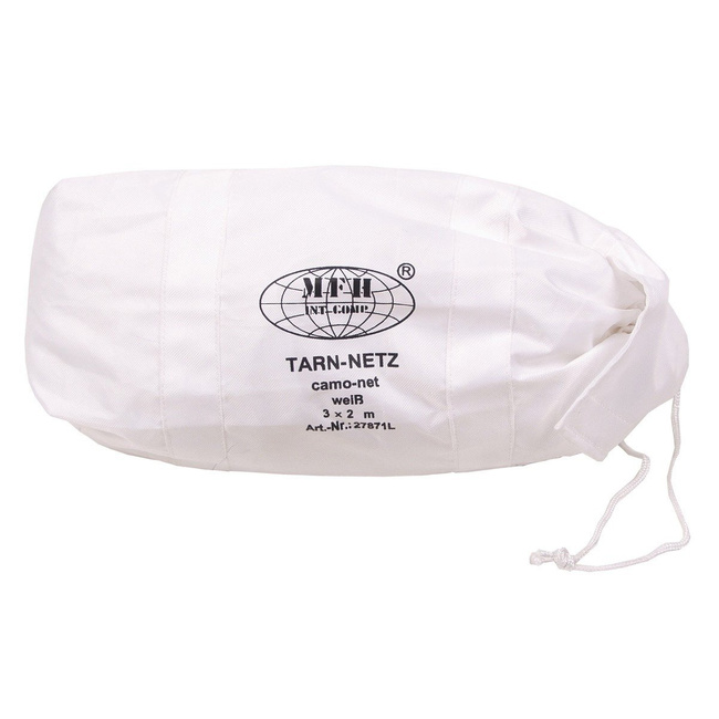 Camo Net, 2x3m, white, new with PVC bag