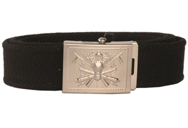 Olasz nadrágszíj, 40mm, Fekete