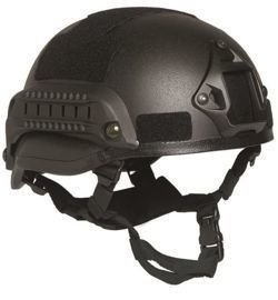 US Black COM.HELMET WITH RAIL M.I.C.H. 2002
