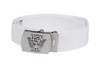 US WHITE NAVY BELT WITH BUCKLE