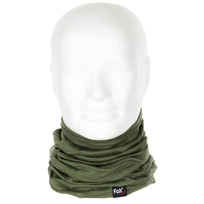 NECK GAITER - "MERINO LITE" - Fox Outdoor® - OD GREEN