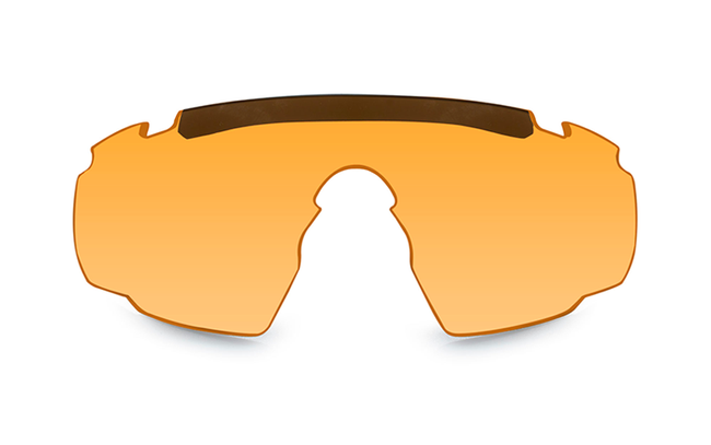 BALLISTIC SUNGLASSES - SABER ADVANCED - WILEY X - GREY/ CLEAR/ LIGHT RUST - Black frame 