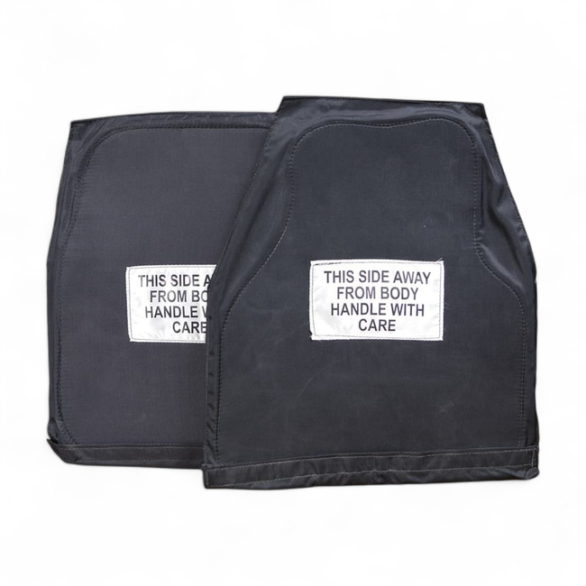 2 DB EREDETI OSPREY MK4 BALLISZTIKUS LEMEZFEDÉL - ELÖL ÉS HÁTUL - BRIT HADSEREG KATONAI TÖBBLET - HASZNÁLT