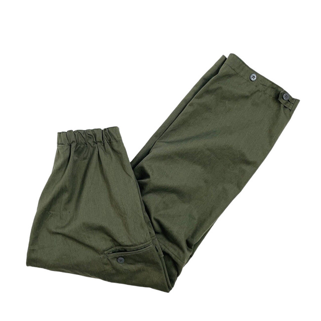 VINTAGE MDL M44 CARGO MUNKANADRÁG - 80-AS ÉVEK - UNISEX - 27" - OD ZÖLD - MILITARY SURPLUS NÉMET HADSEREG