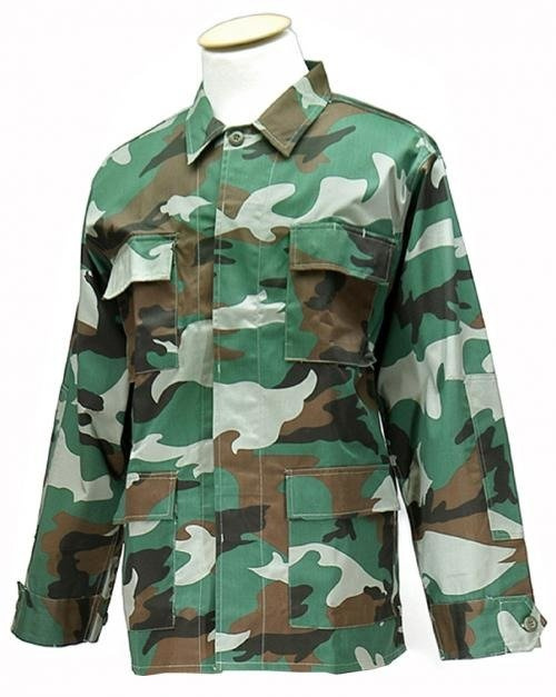 DZSEKI US BDU STYLE DARK WOODLAND CAMO