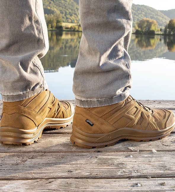 HAIX BLACK EAGLE ATHLETIC 2.0 GORETEX BOOTS - MID/COYOTE