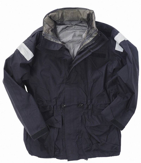 BRIT NEDVES IDŐJÁRÁSI KABÁT - 3 RÉTEGŰ LAMINÁLT - KÉK - HASZNÁLT