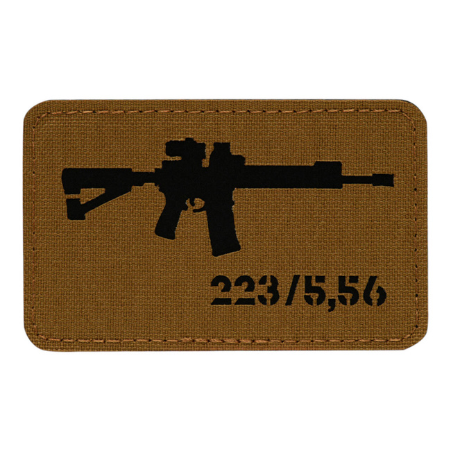 JELVÉNY AR-15 223/5.56 LASER CUT - COYOTE/FEKETE - M-TAC
