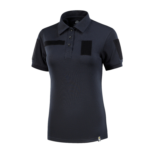 NŐI TAKTIKAI PÓLÓ - POLO-SHIRT 65/35 LADY - SÖTÉT TENGERÉSZKÉK - M-TAC