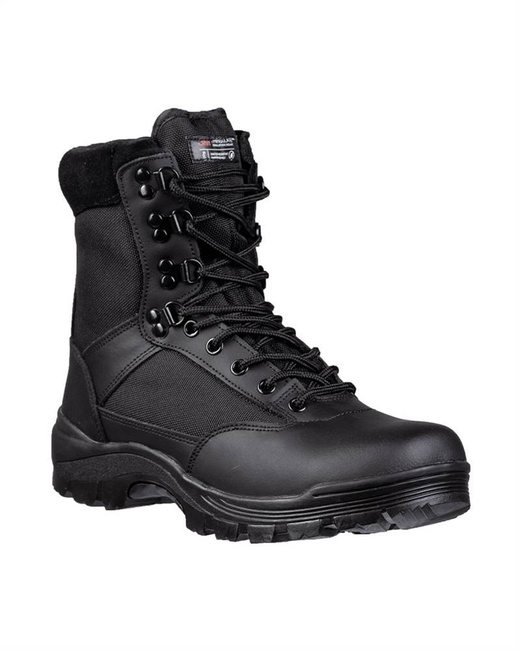 TACTICAL BOOTS - YKK ZIPPER - Mil-Tec - BLACK