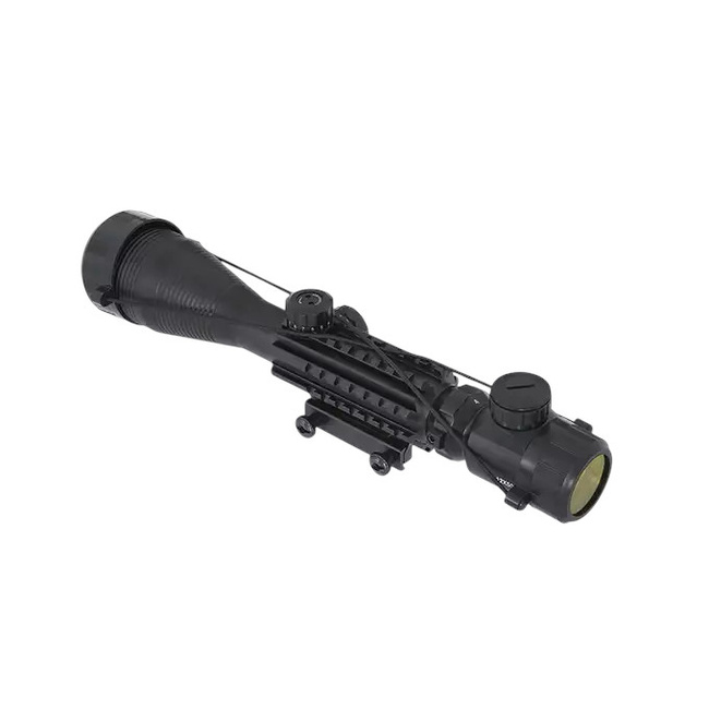 4-12X50EG RIFLESCOPE WITH INTEGRATED MOUNT - BLACK - PCS