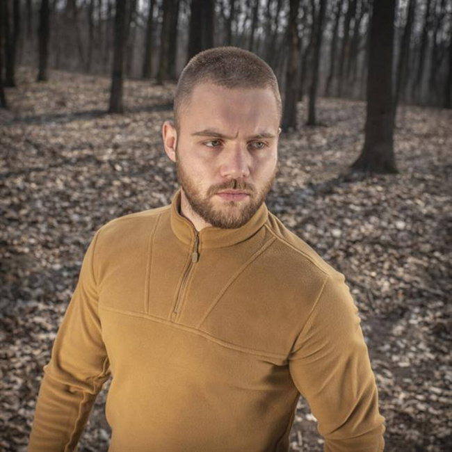 KAPUCNIS PULÓVER - DELTA - POLARTEC - COYOTE - M-TAC