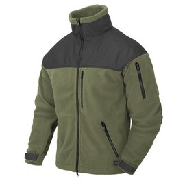 FLEECE DZSEKI - "CLASSIC ARMY" - Helikon Tex® - OLÍVA/FEKETE