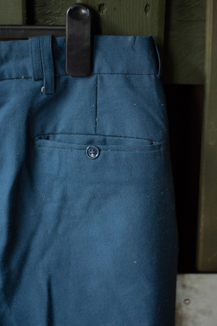 TENGERÉSZKÉK NADRÁG - ROMÁN KATONAI FELESLEG - HASZNÁLT