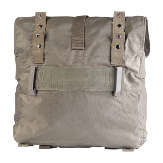 PILOT BAG WITH SHOULDER STRAPS - AUSTRIAN ARMY MILITARY SURPLUS - GREEN OD - LIKE NEW