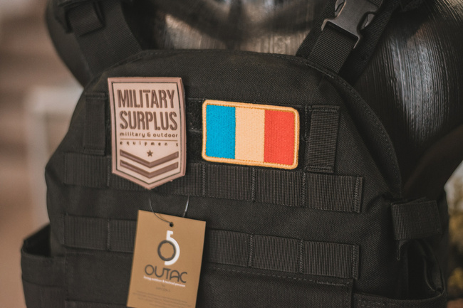 TAKTIKAI MELLÉNY BALLISZTIKUS LEMEZEKHEZ - "OUTAC" - Defcon 5® - FEKETE