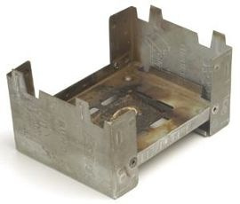 "ESBIT" ÖSSZECSUKHATÓ KEMENCE PELLET NÉLKÜL - KATONAI FELESLEG A NÉMET HADSEREGTŐL - HASZNÁLTAN