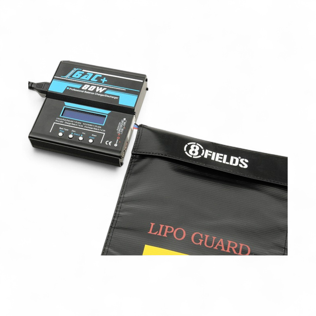 LI-PO battery charging protection case - LARGE - 8FIELDS