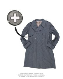 SWISS GREEN OVERCOAT USED