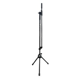 MIKROFONÁLLVÁNY - 130 CM - ROMÁN HADSEREG KATONAI FELESLEG - FEKETE - JÓ ÁLLAPOTBAN