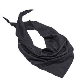 SILK BANDANA - NAVY - GERMAN MILITARY SURPLUS - USED