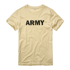 T-SHIRT - ARMY PRINT - BEIGE - BRANDIT