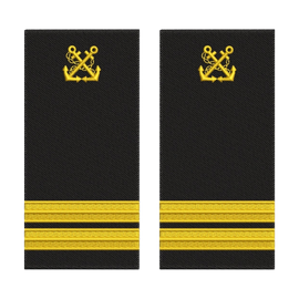Embroidered ranks for Port Officer Grade I - old model